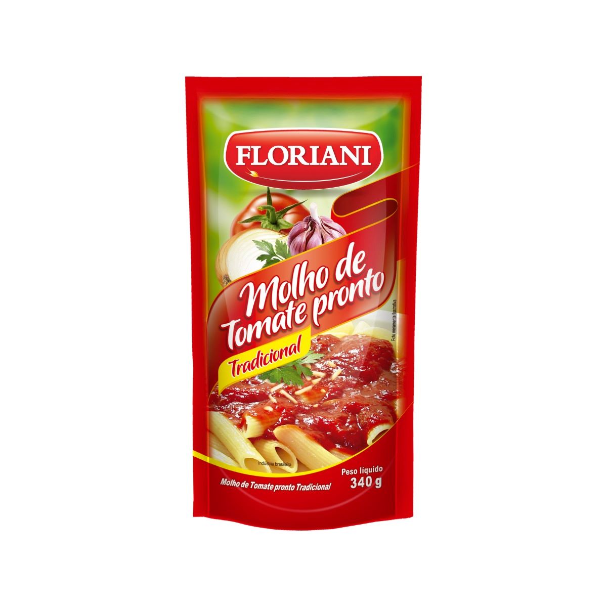 Molho de Tomate Tradicional Floriani 340 g