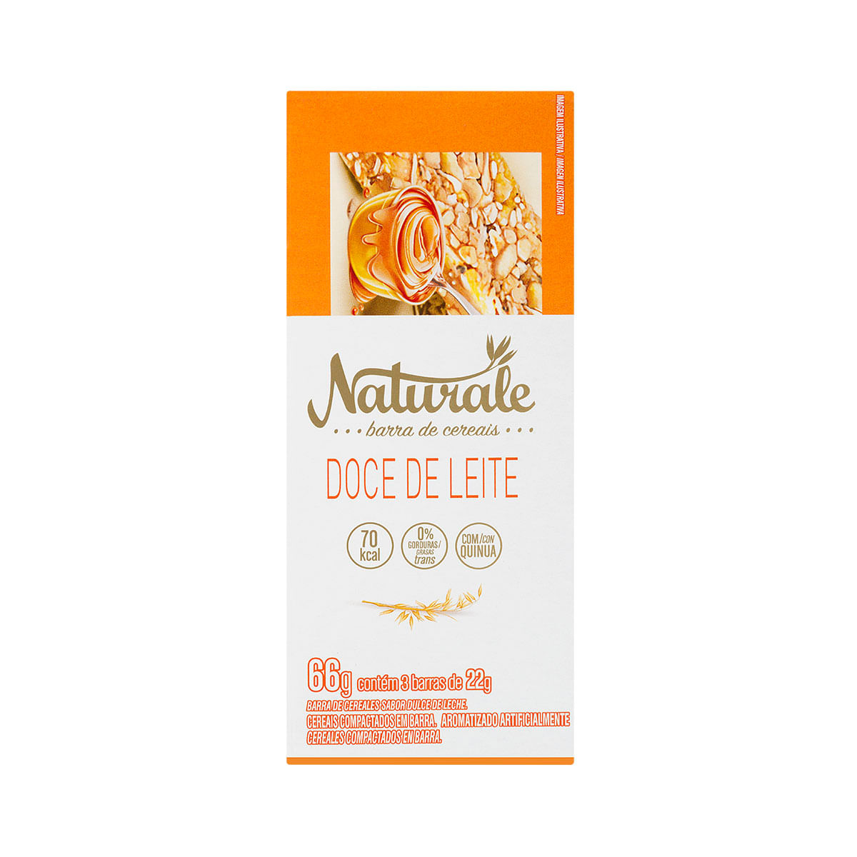 Barra de Cereais Doce de Leite Naturale 66g