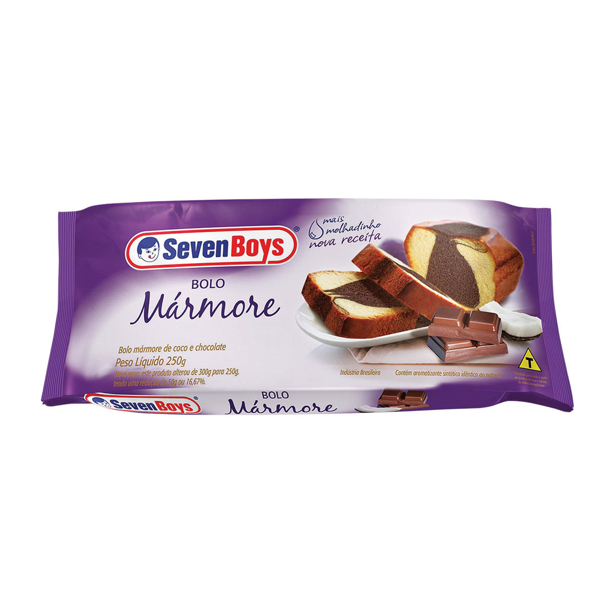 Bolo Mármore Seven Boys 250g