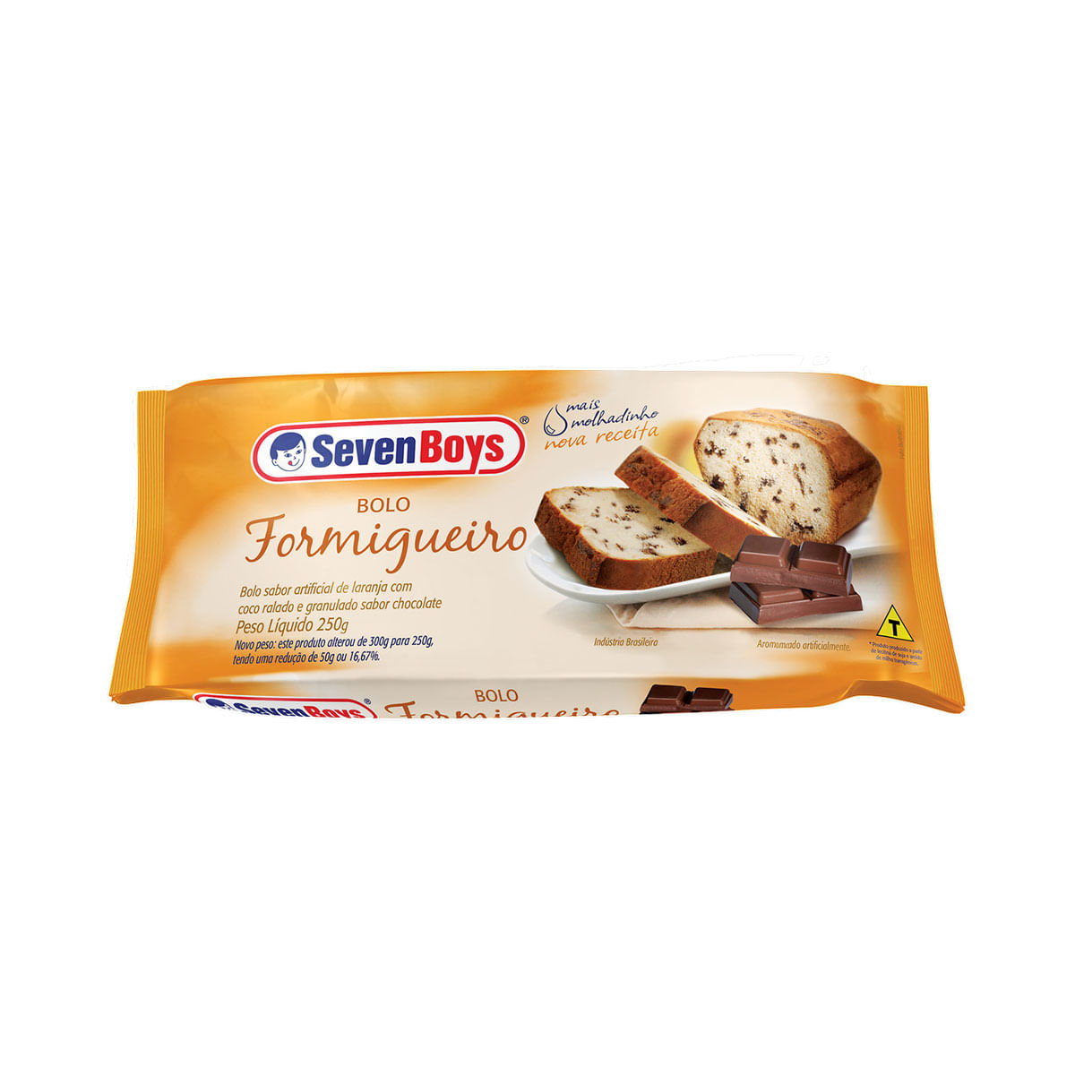 Bolo Formigueiro Seven Boys Pacote 250g