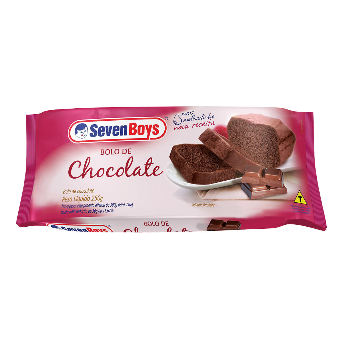 Bolo de Chocolate Seven Boys 250g