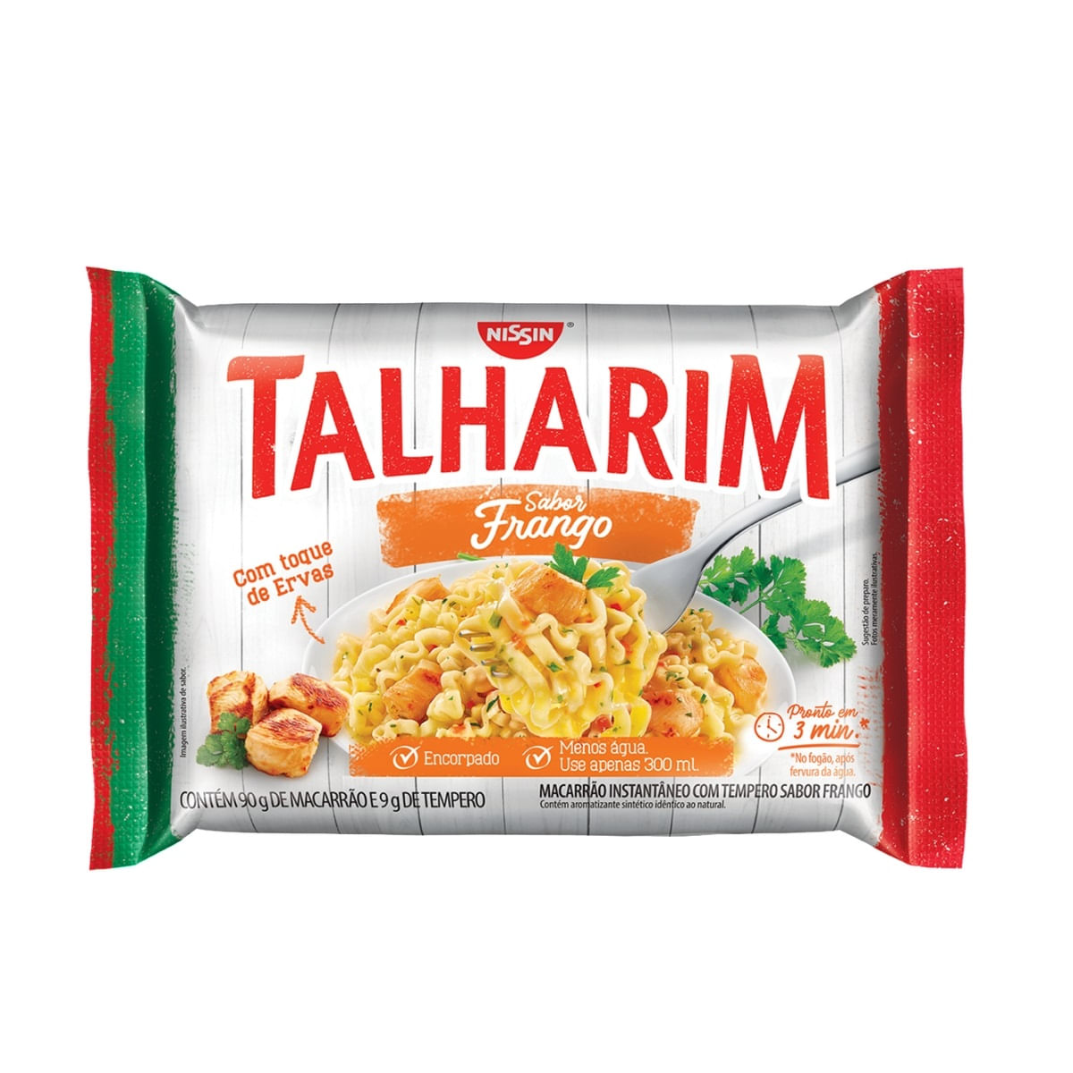 Macarrão Instantâneo Nissin Talharim Sabor Frango 99g