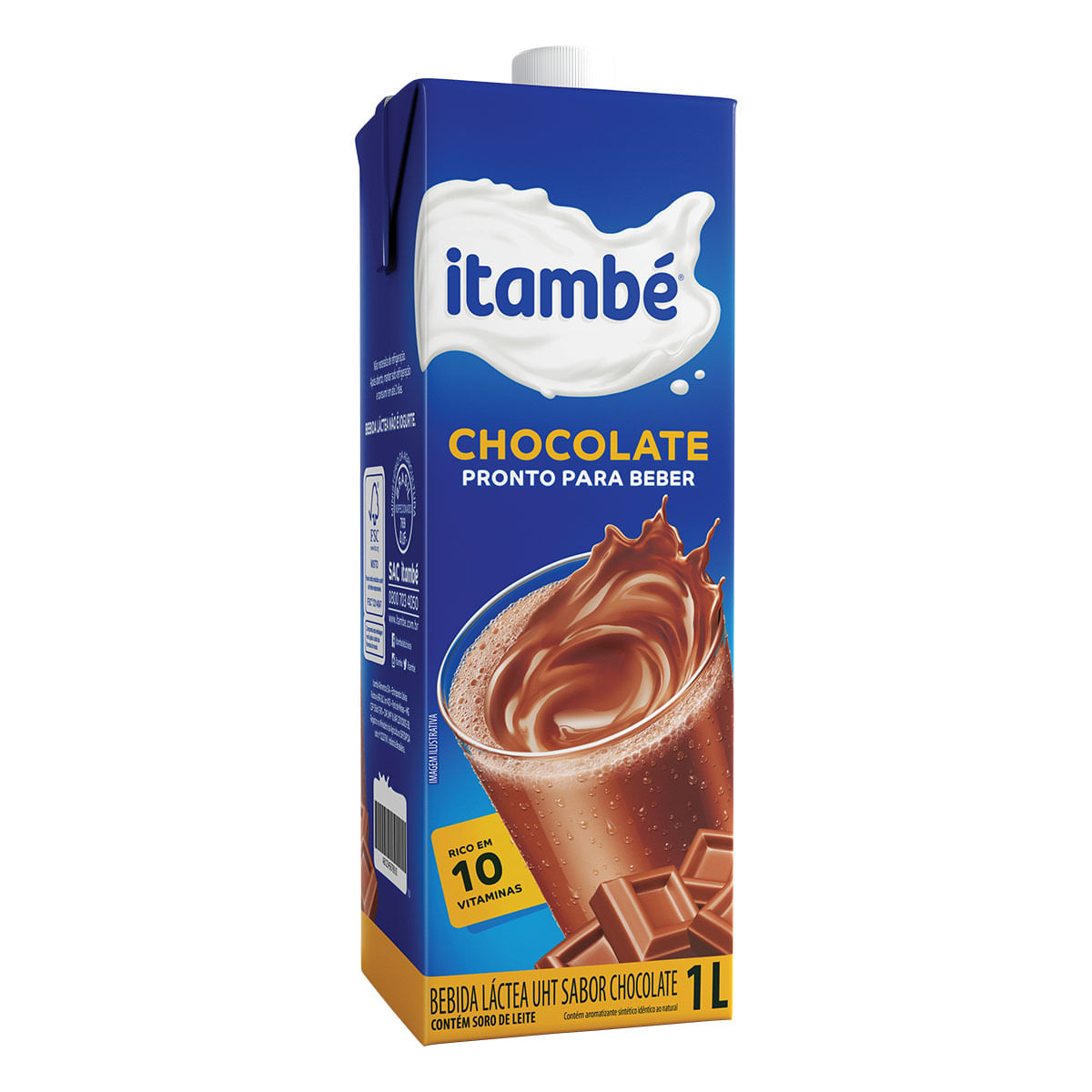 Bebida Láctea UHT de Chocolate Itambé 1L