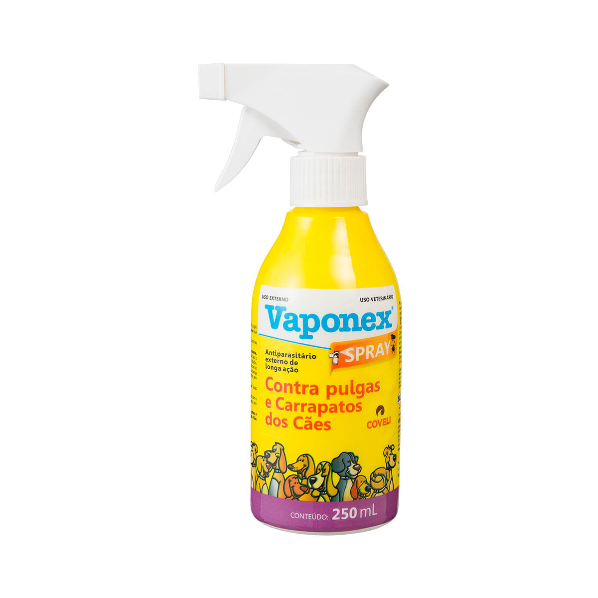 Spray contra pulgas e carrapatos Vaponex ]250 ml