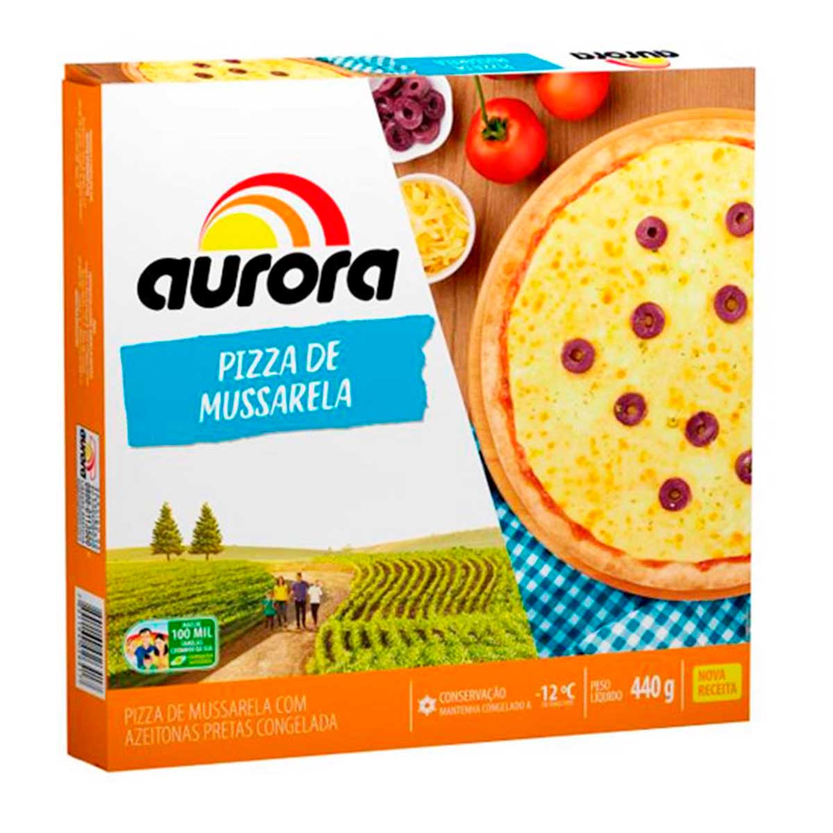 Pizza Aurora Mussarela 440 g