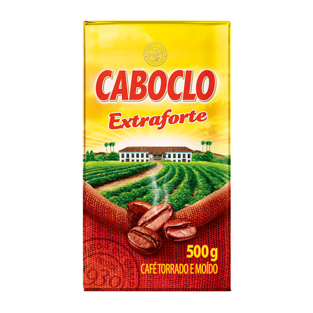 Café Torrado e Moído Caboclo Extra Forte Vácuo 500 g