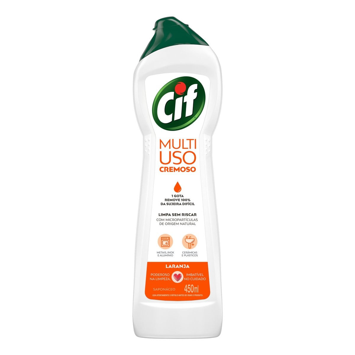 Saponáceo Cremoso Laranja Cif 500ml