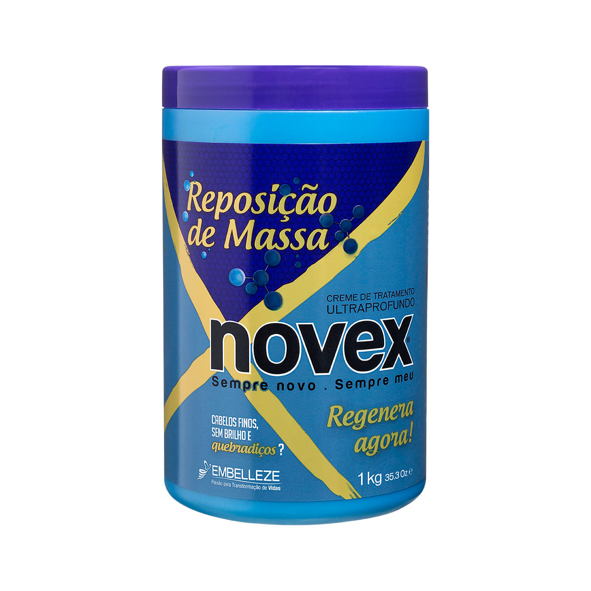 Creme de Tratamento Novex Reposição de Massa 1Kg