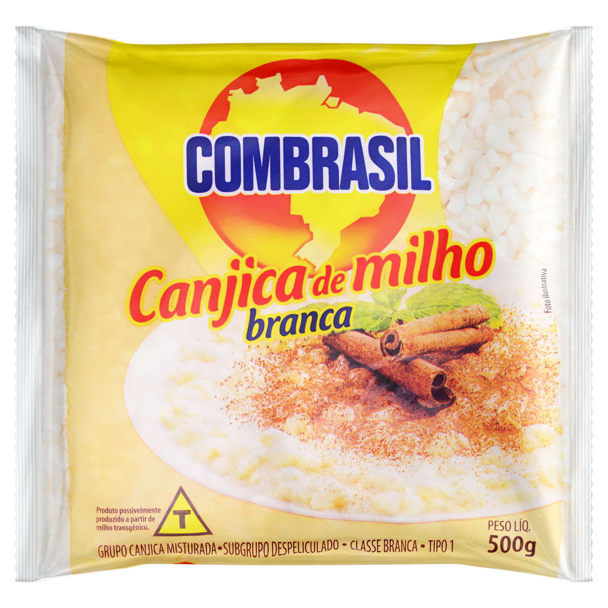 Canjica de Milho Branca Combrasil 500g