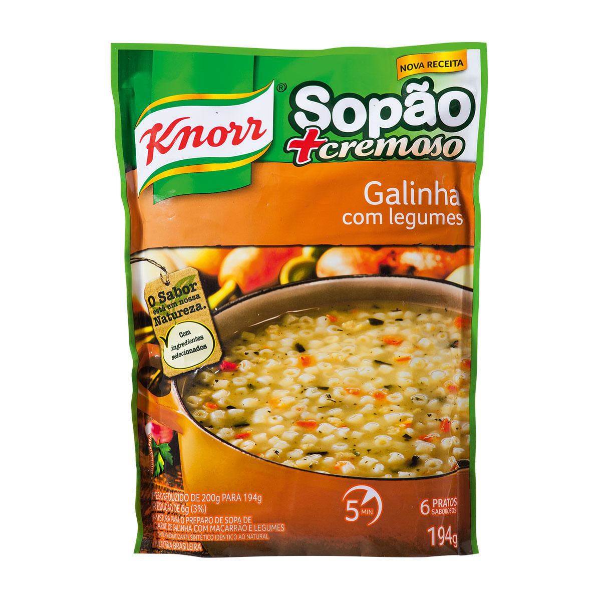 Sopão de Galinha com Legumes Knorr 194g