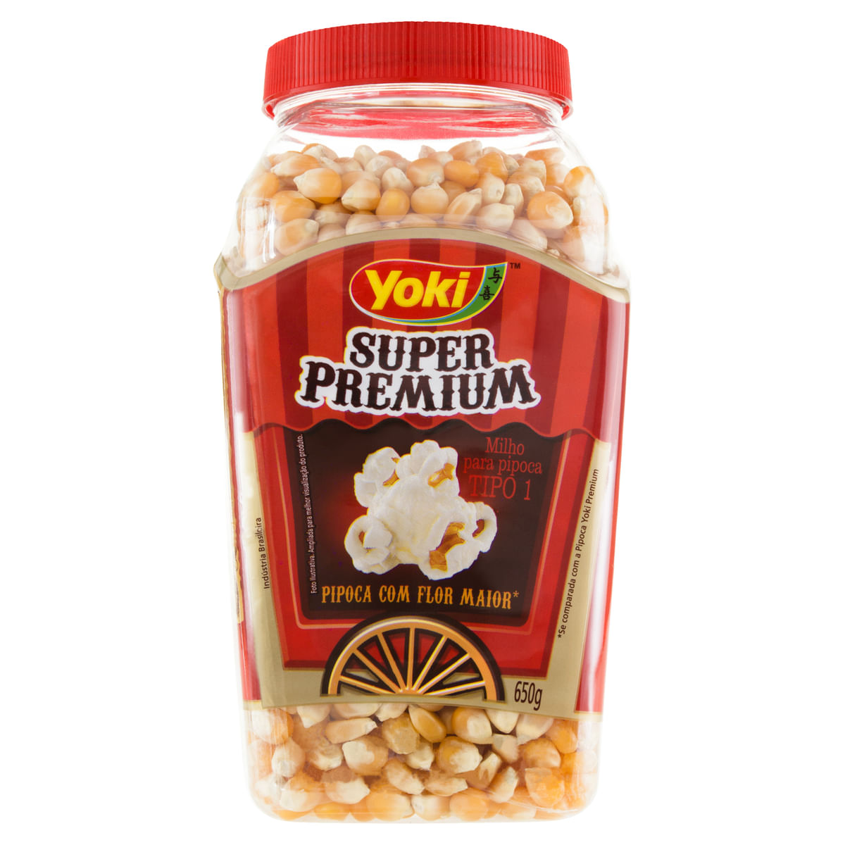 Milho para Pipoca Yoki Tipo 1 Super Premium Pote 650 g