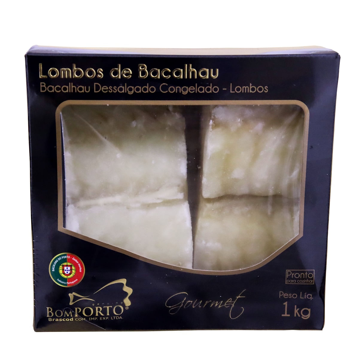 Lombos de Bacalhau Bom Porto Gourmert 1Kg