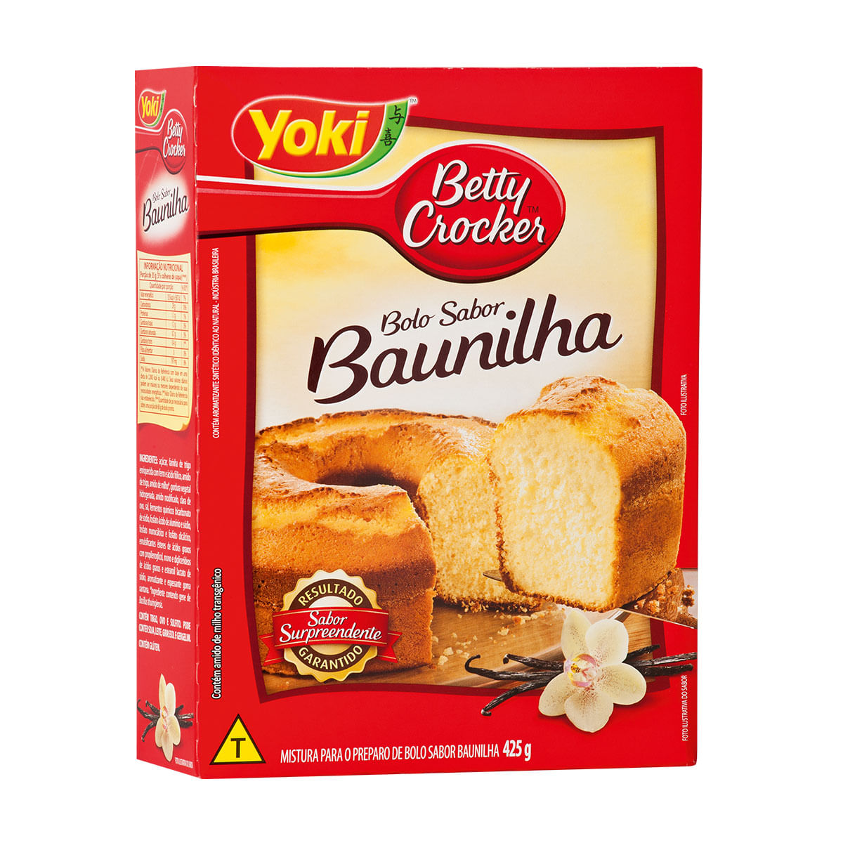 Mistura para Bolo Sabor Baunilha Betty Crocker 425g