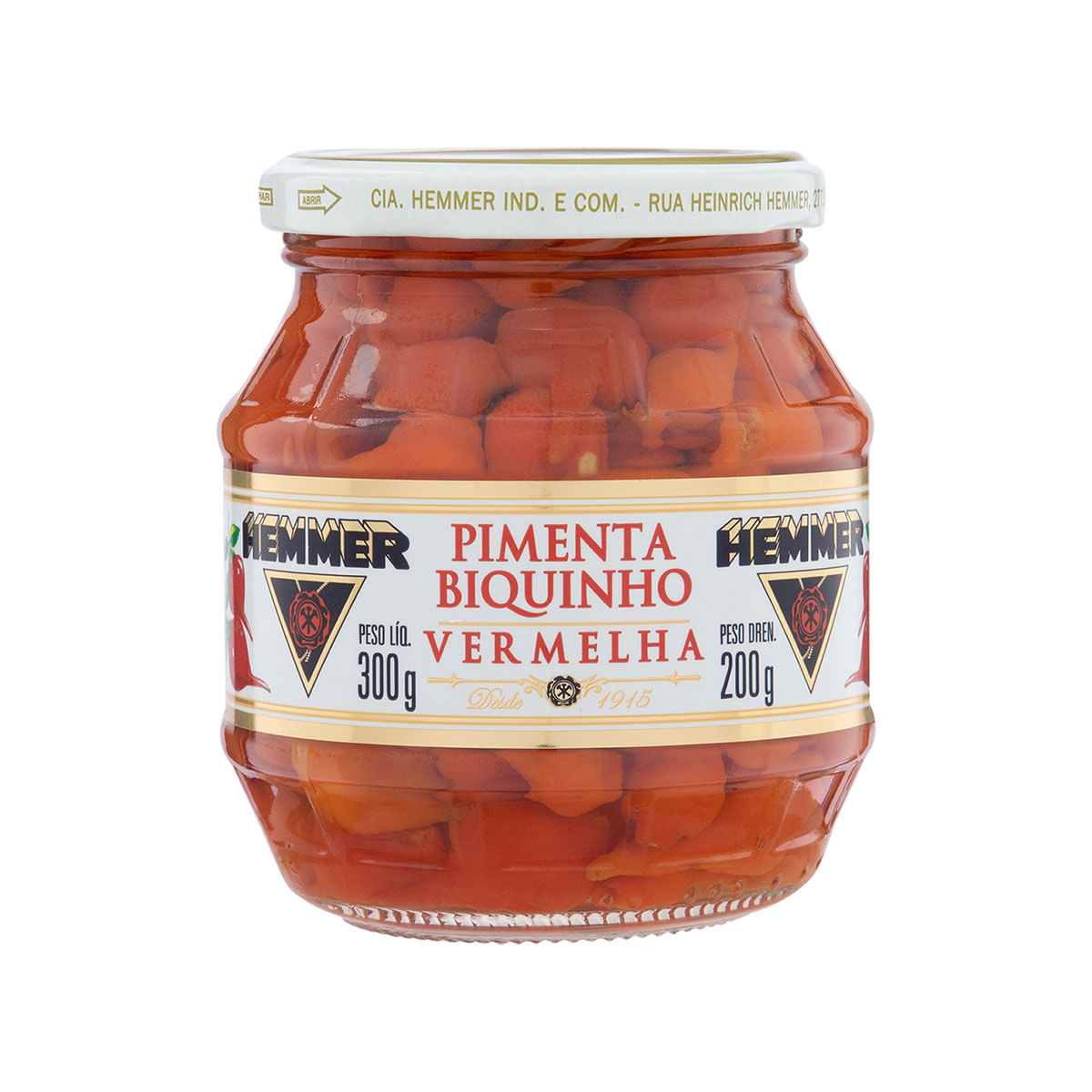 Pimenta Biquinho Vermelha Hemmer 200g