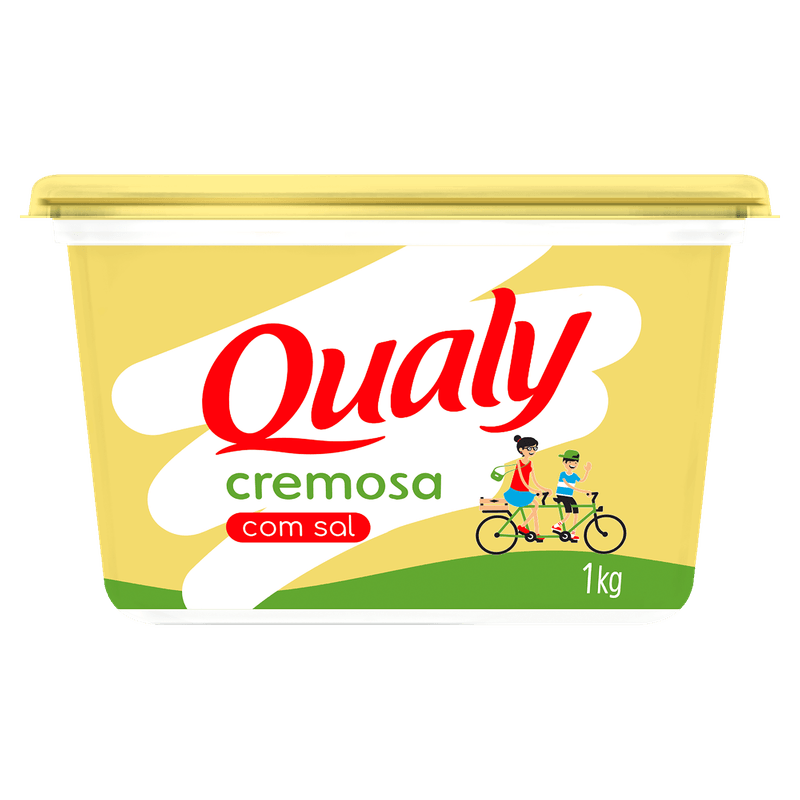 Margarina Cremosa com Sal Qualy 1Kg