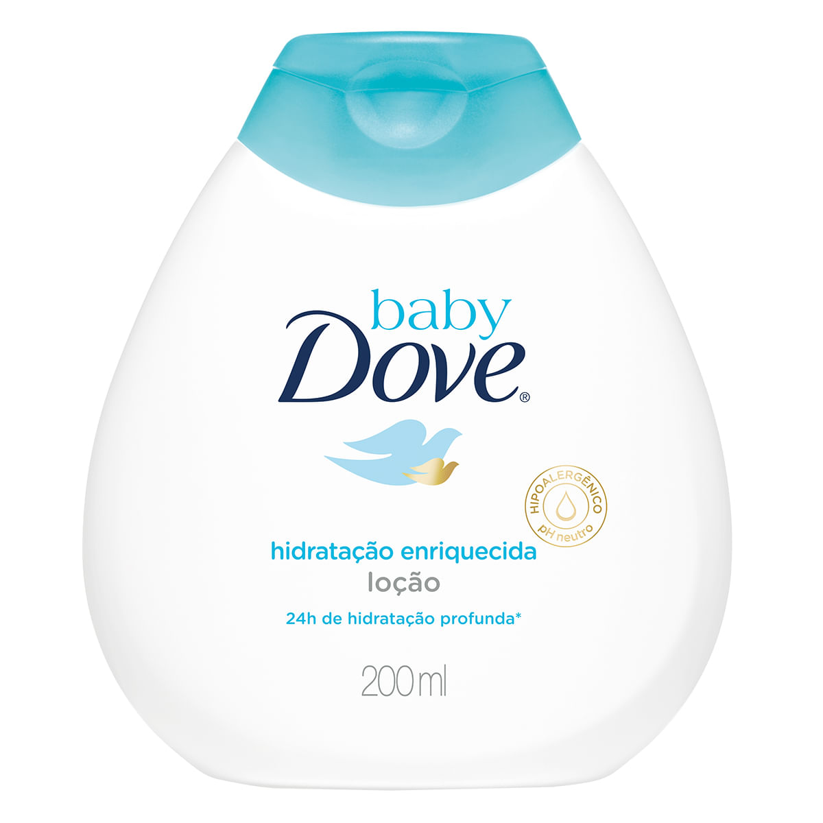 Loção Hidratante Corporal Tradicional Original Dove Baby 200ml