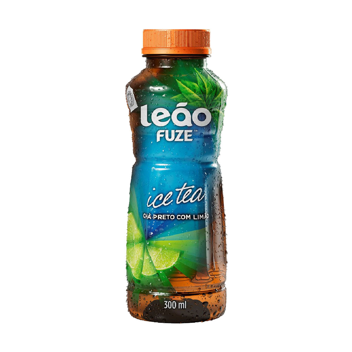 Chá Ice Tea Preto com Limão Leão Fuze 300ml