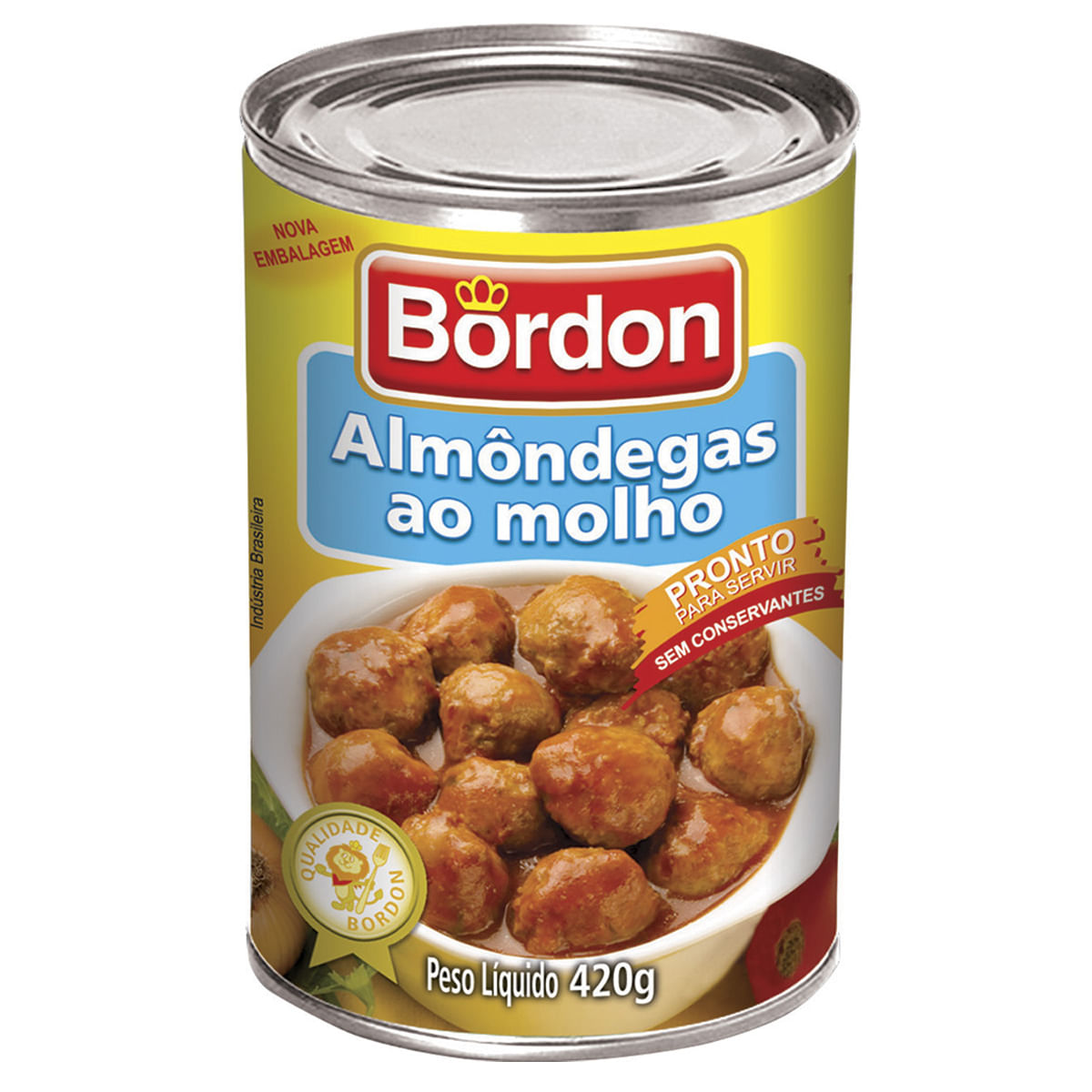 Almôndegas com Molho Vermelho Bordon 420g