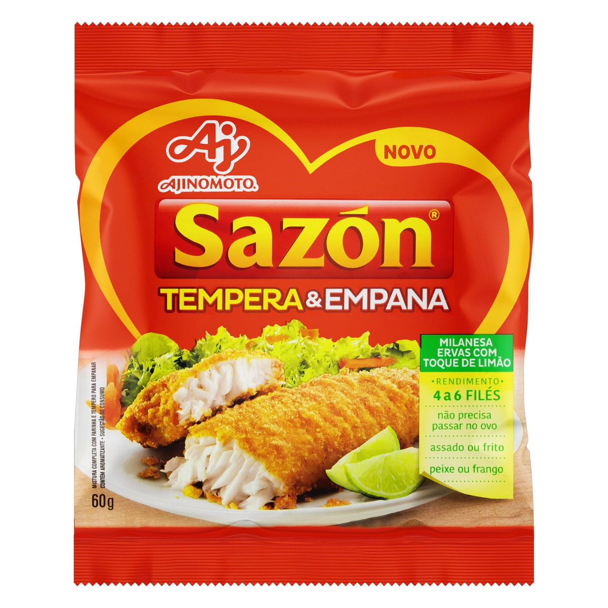 Tempera e Empana para Milanesa com Toque de Limão Satis 60g