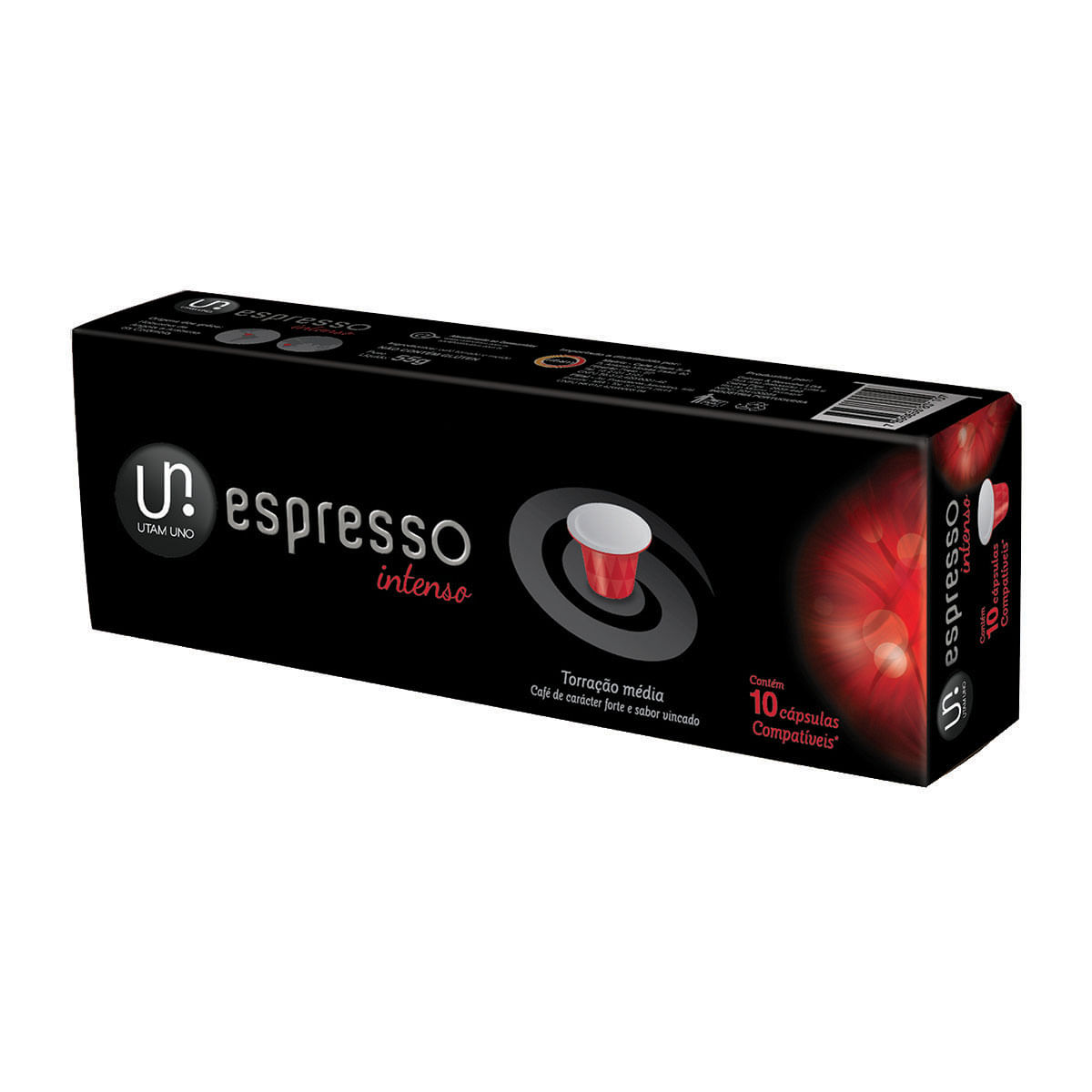 Café Expresso Instantâneo Utam Uno Intenso 10 Cápsulas