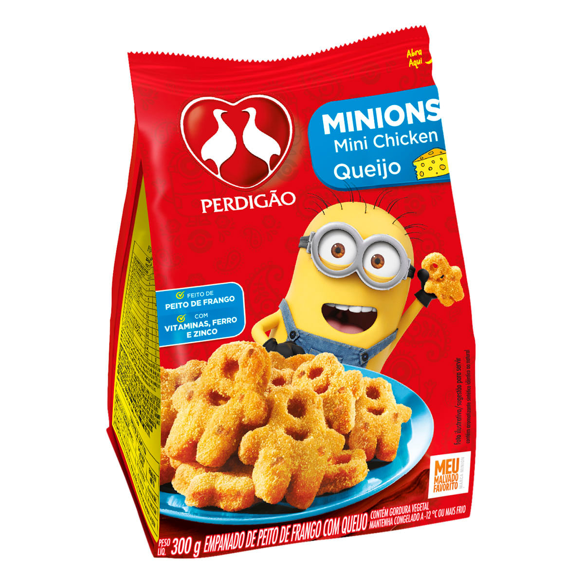 Mini Chicken de Queijo Perdigão Minions 300g