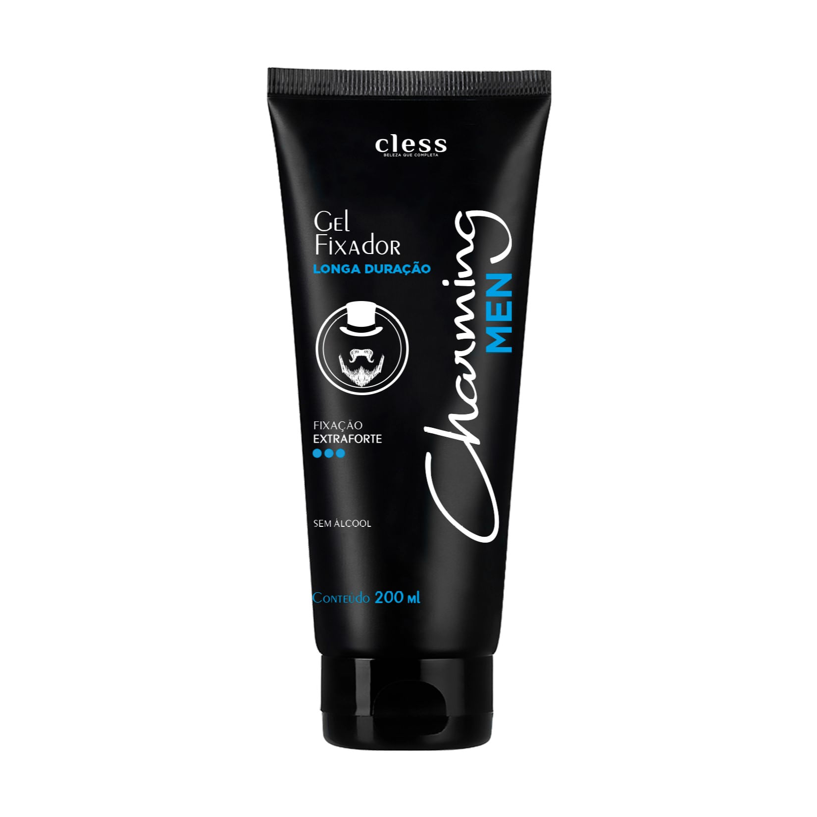 Gel Fixador Incolor Cless Charming Men 200 g