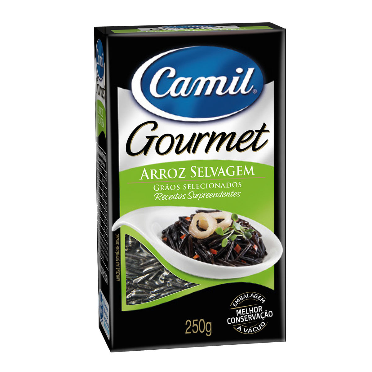 Arroz Selvagem Médio Amendoado Camil Premium 250g