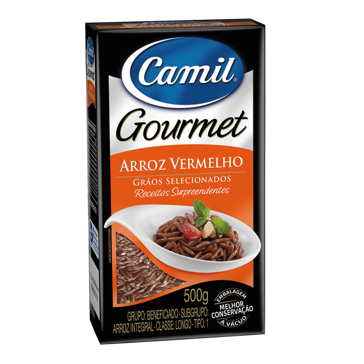 Arroz Vermelho Longo Tipo 1 Camil Premium 500g