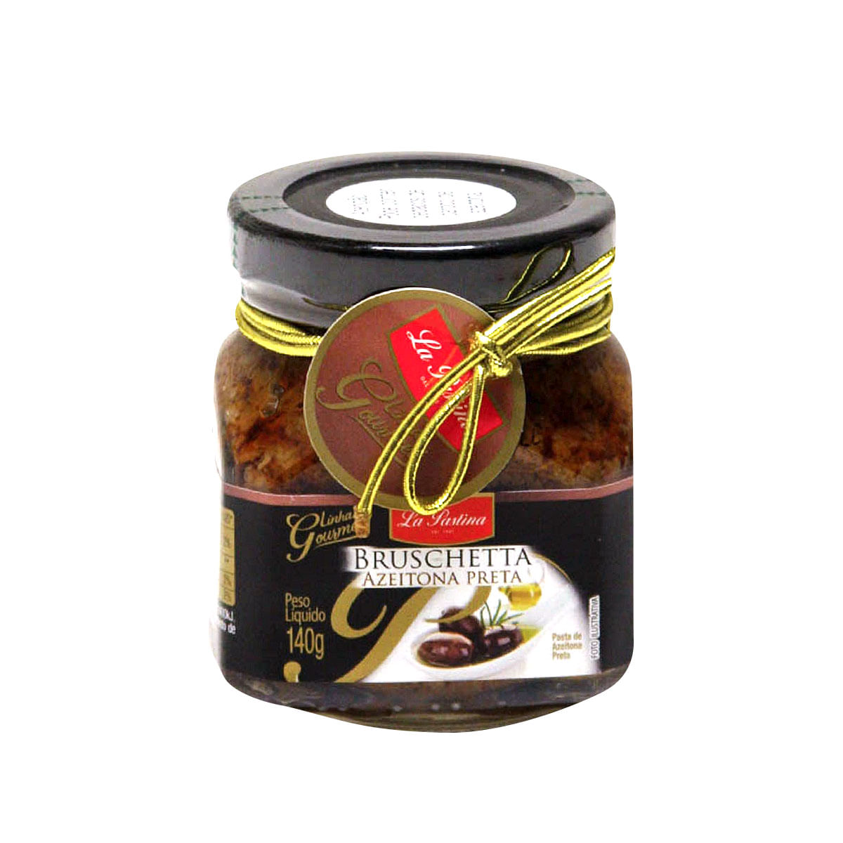 Antepasto de Azeitona Preta para Brusquetta La Pastina 140g