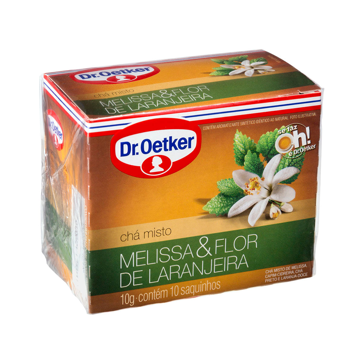 Chá de Melissa com Flor de Laranjeira Dr. Oetker 10g