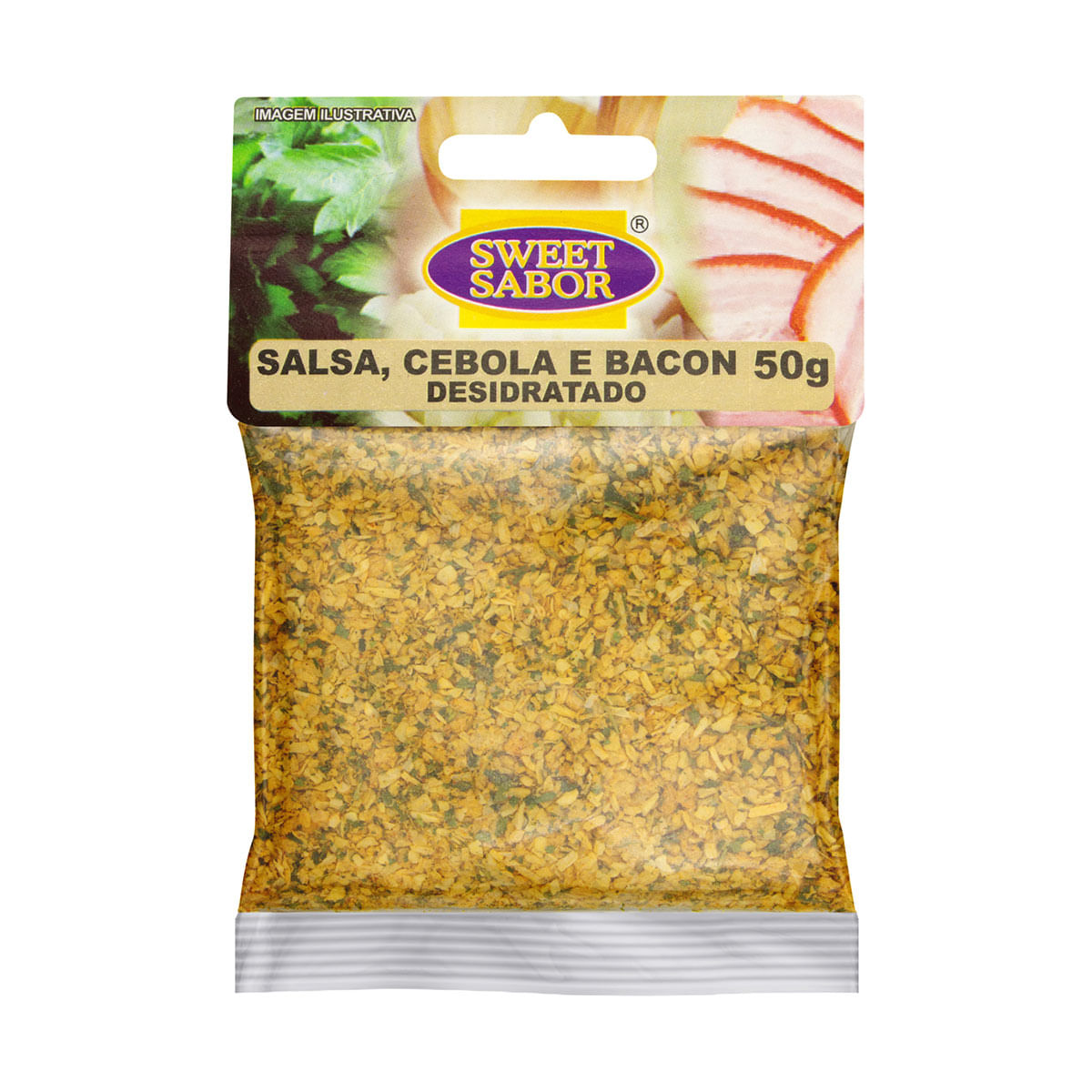 Salsa, Cebola e Bacon Desidratado Sweet Sabor 50g