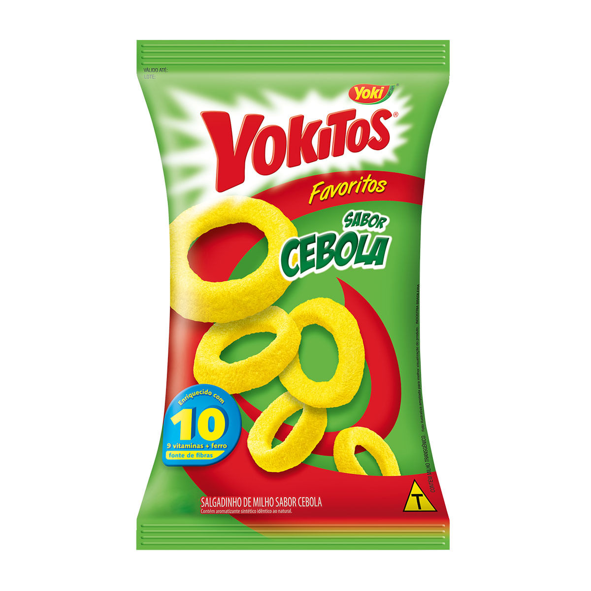 Salgadinho Yokitos Sabor Cebola Favoritos 60g