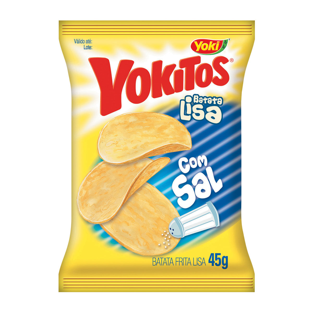 Batata Frita Yokitos Natural com Sal Yoki 45g