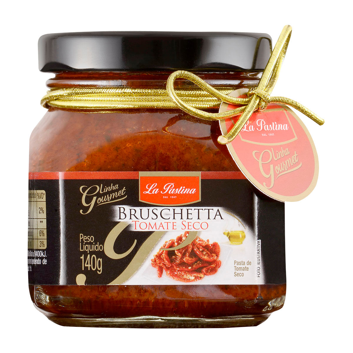 Antepasto de Tomate Seco para Brusqueta La Pastina Gourmet 140g