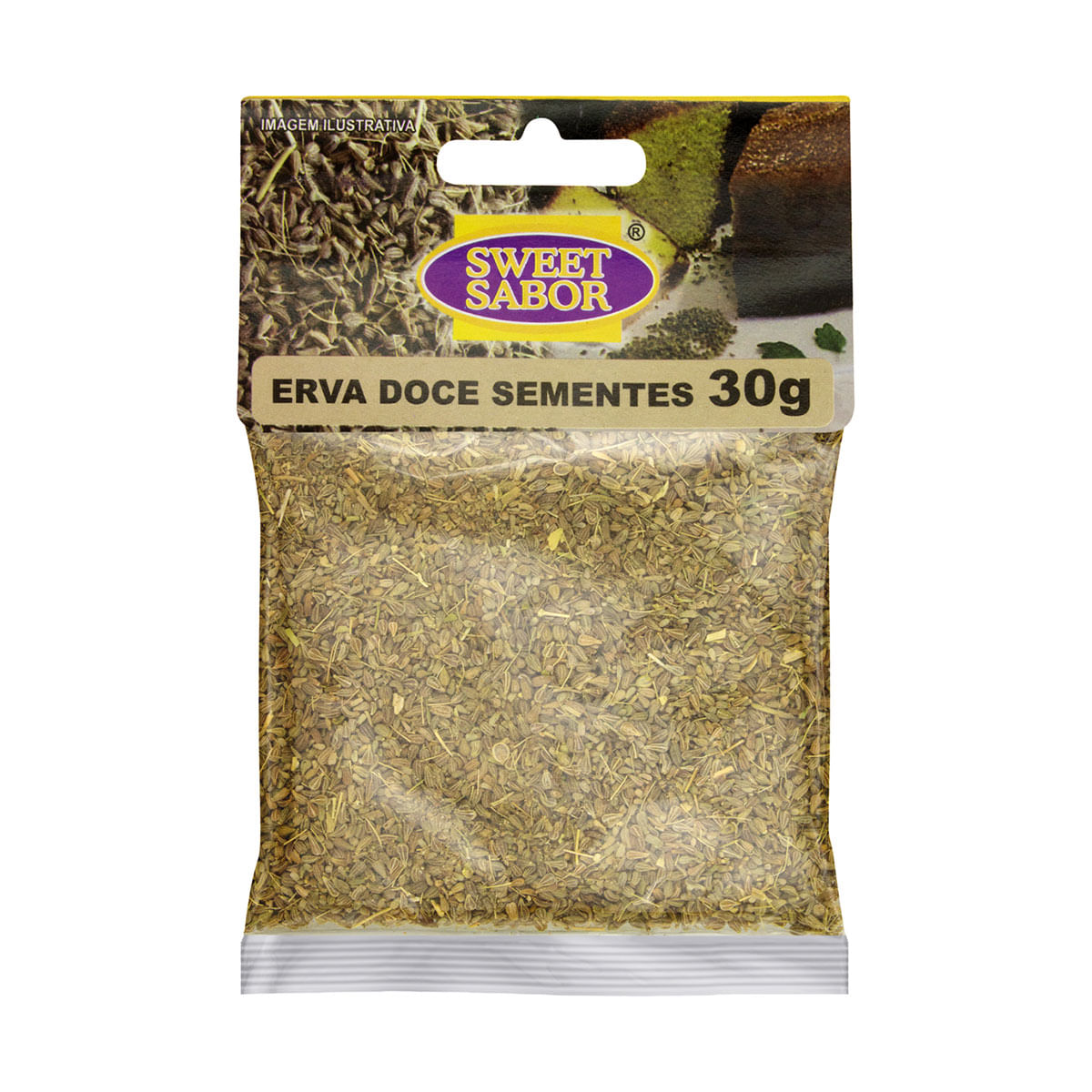 Erva Doce em Sementes Sweet Sabor 30g