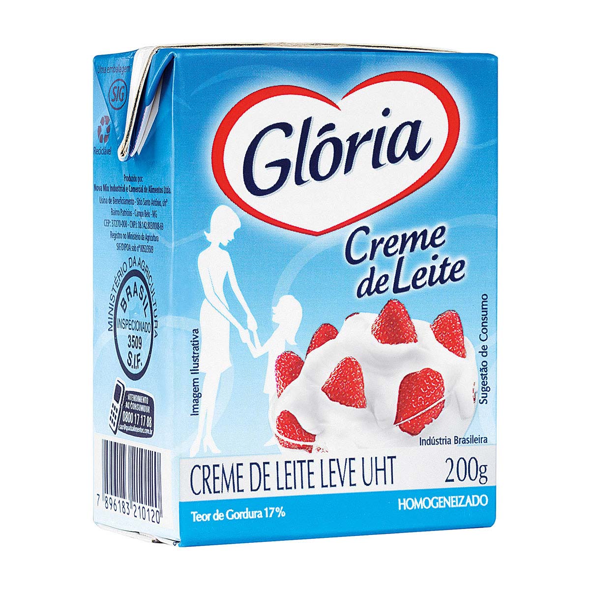 Creme de Leite Glória 200g