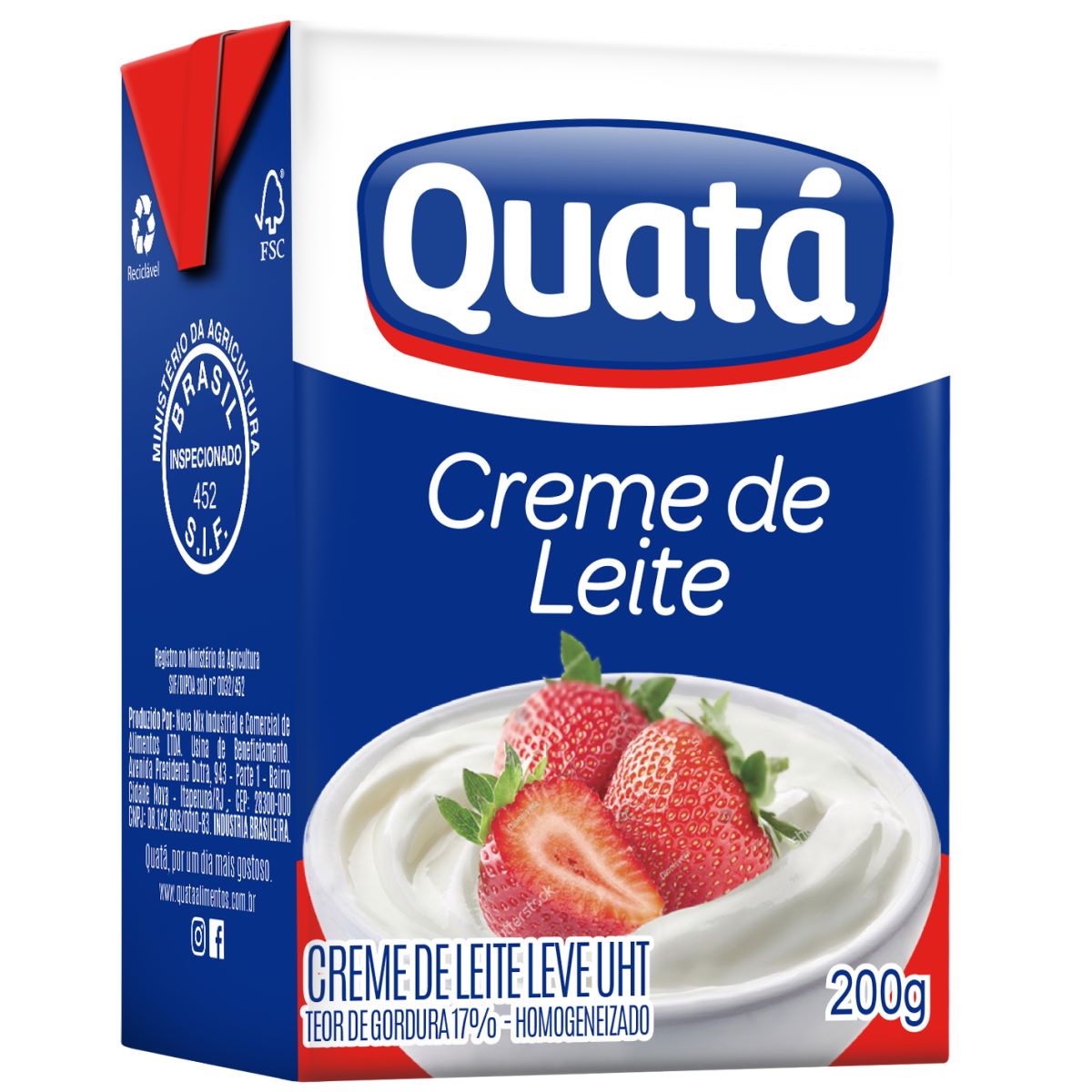 Creme de Leite Quatá 200 g