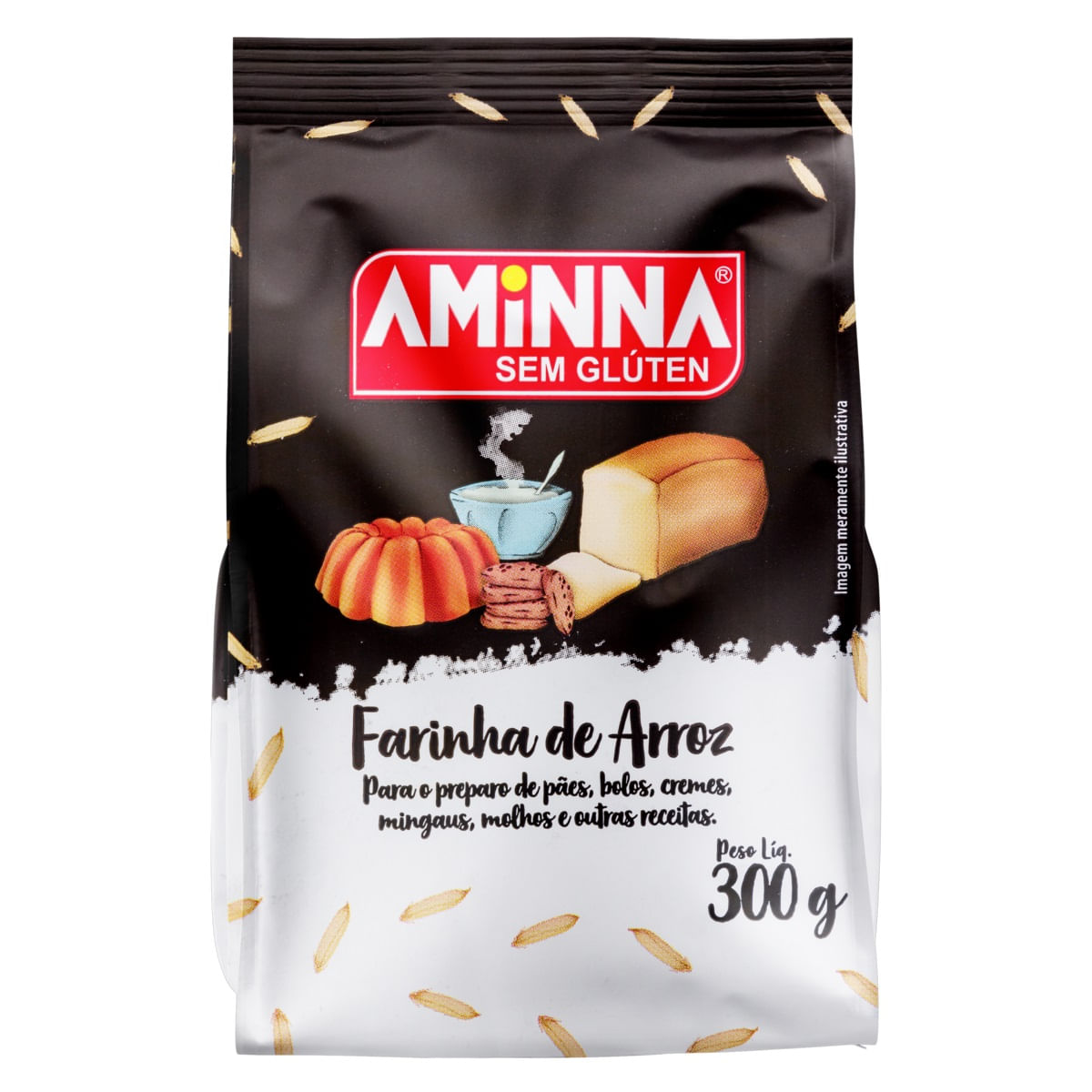 Farinha de Arroz Aminna 300g