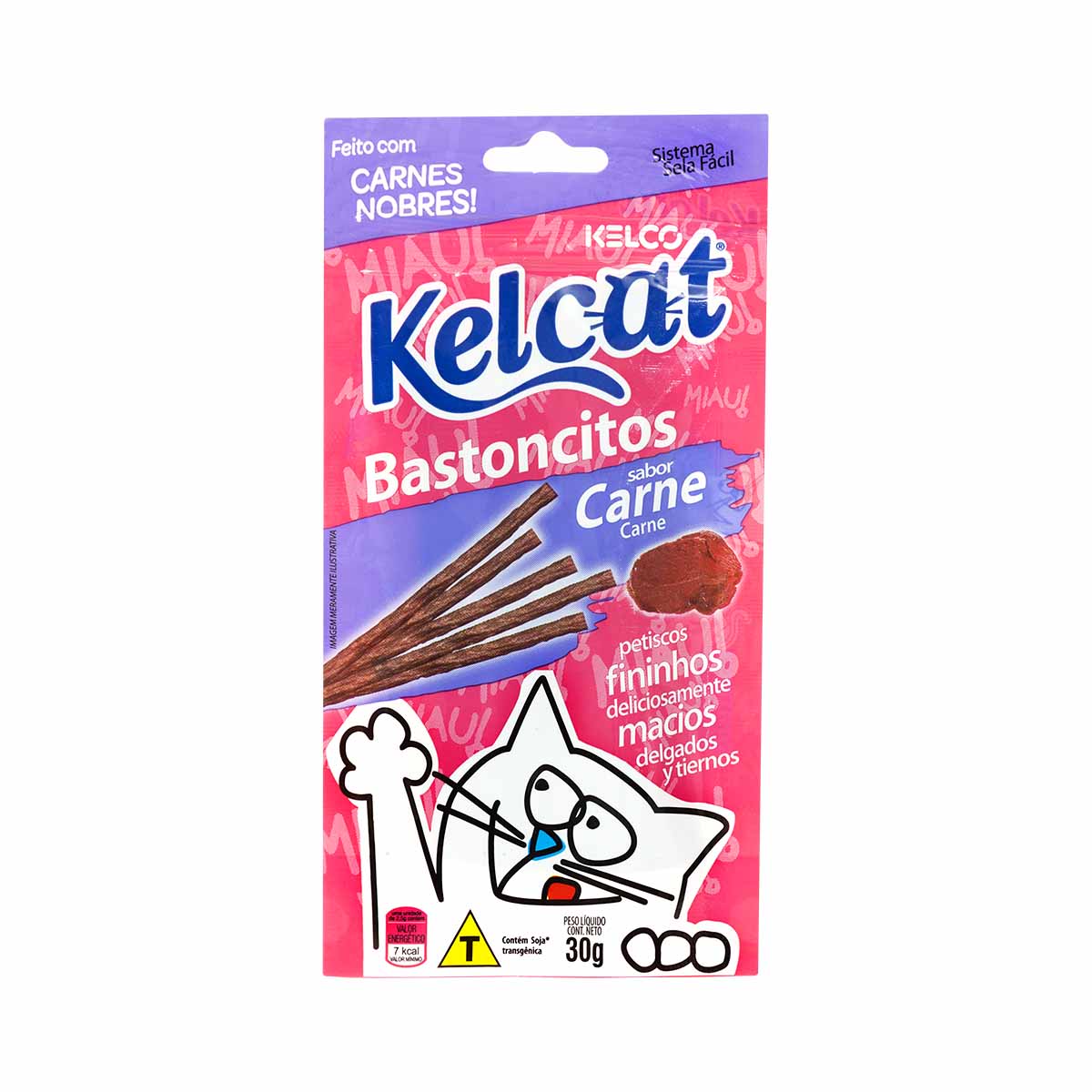 Petisco para Gato Kelcat Carne