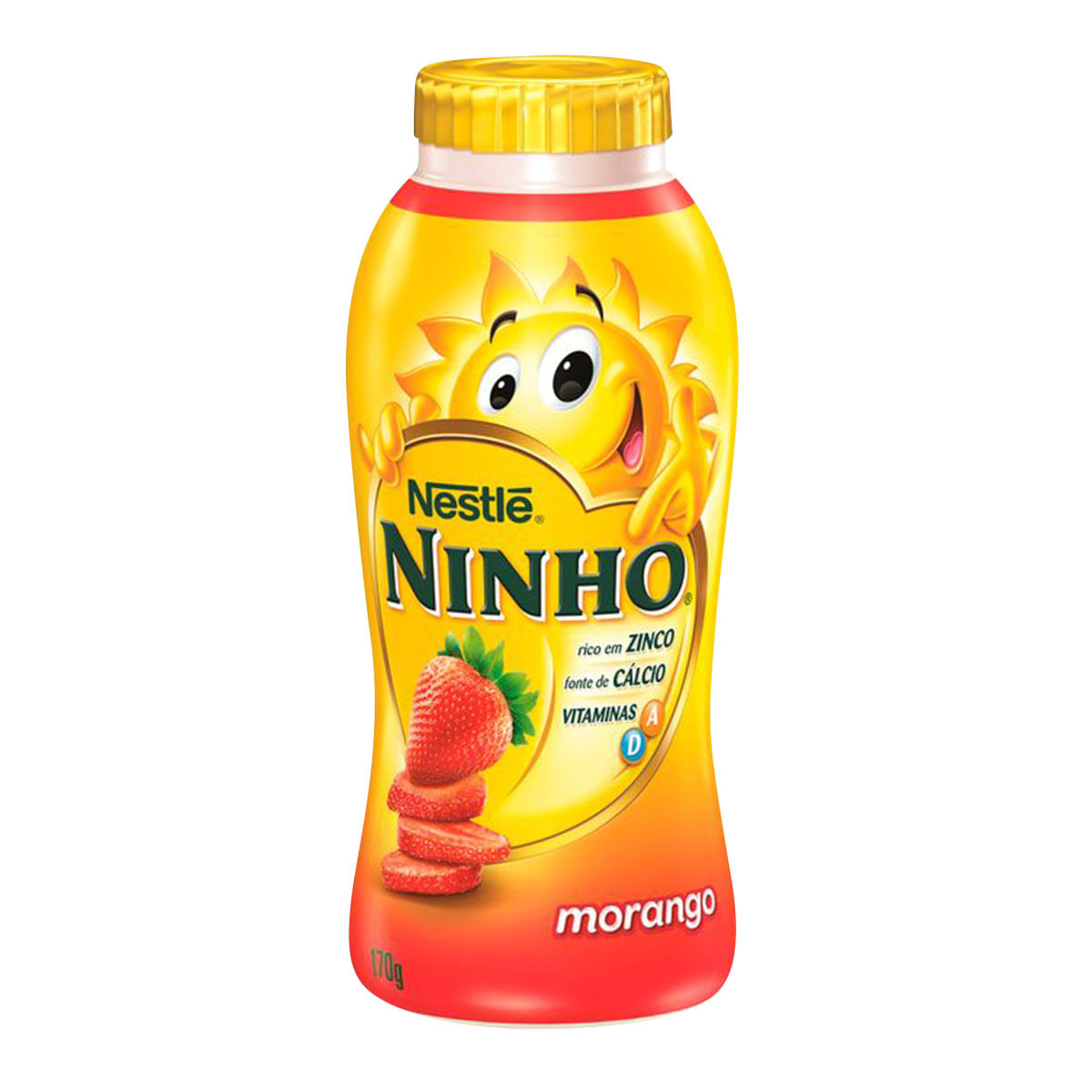 Iogurte Semidesnatado Nestlé Ninho Morango 170g