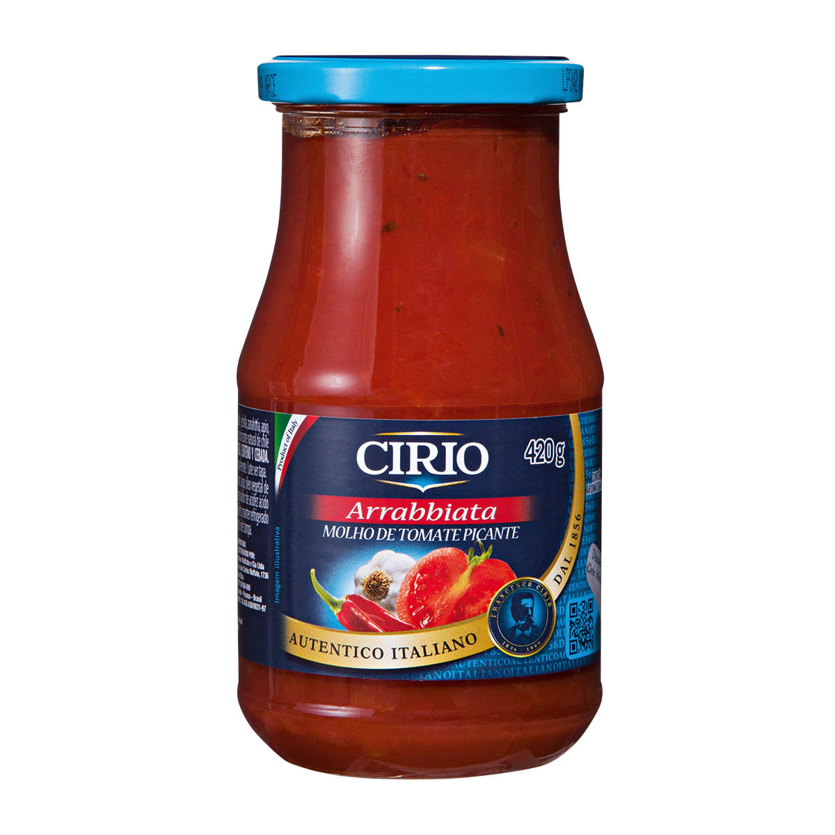 Molho de Tomate Picante à Arrabbiata Crio 420g