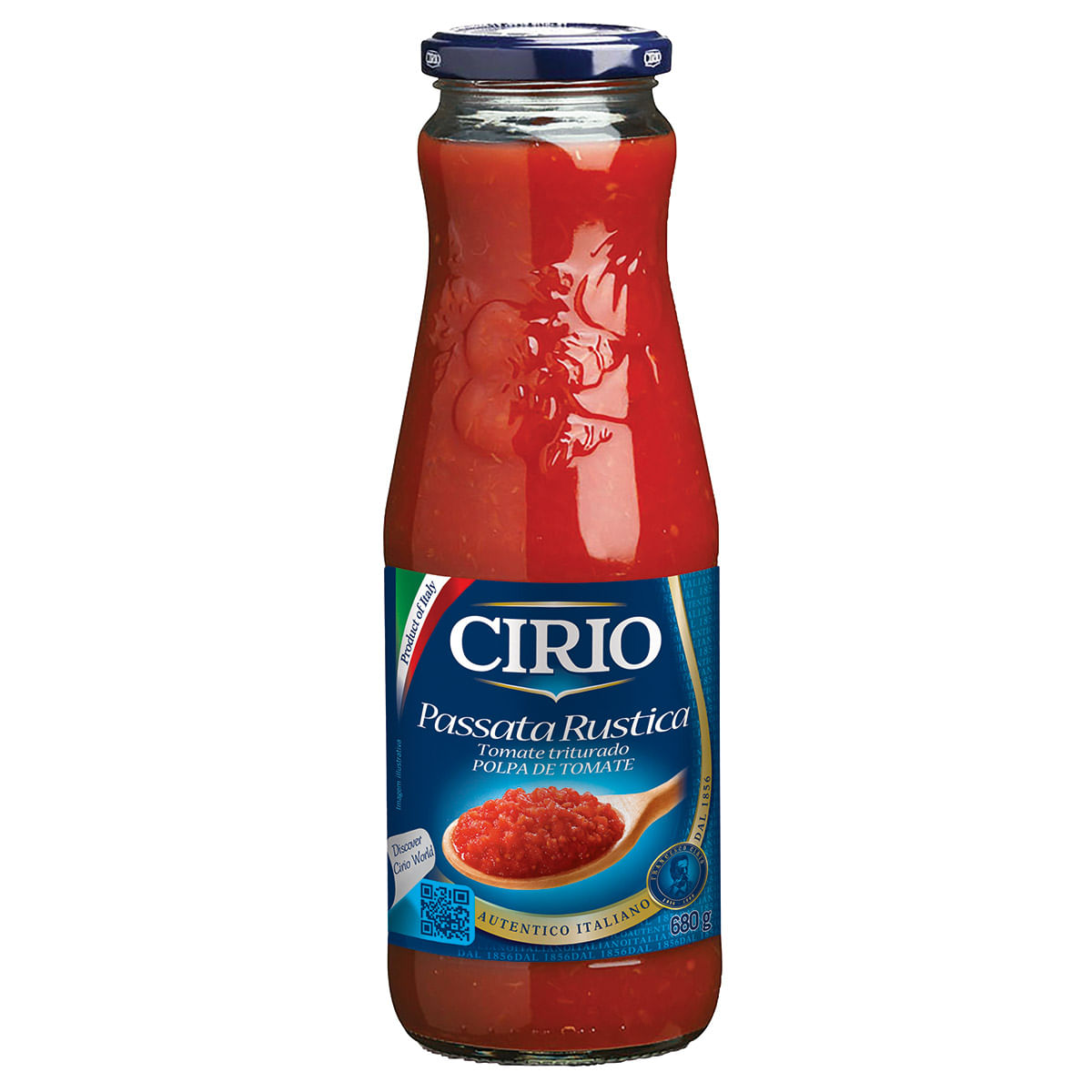 Polpa de Tomate Tradicional Cirio Rústica 680g