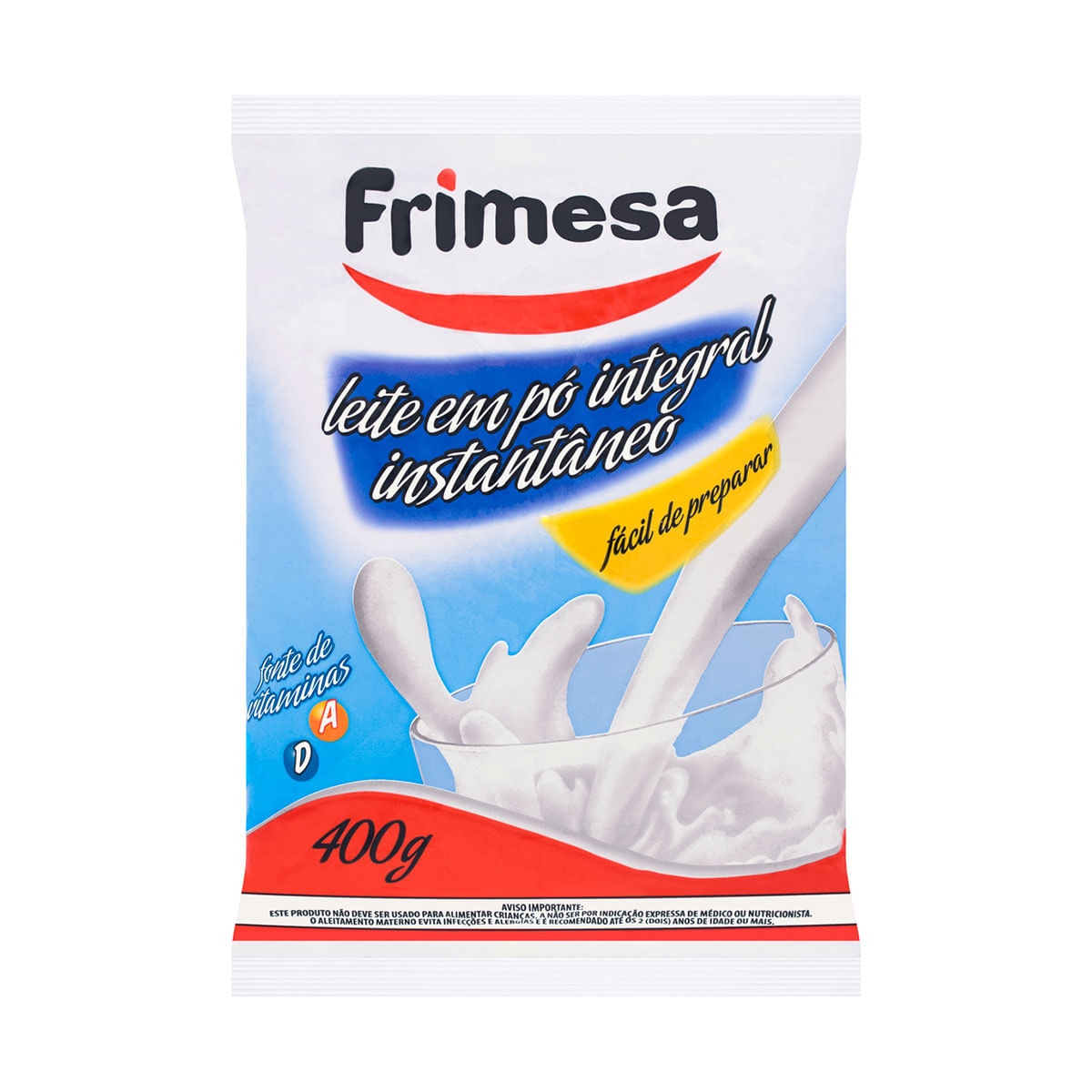 Leite em Pó Integral Frimesa Pacote 400g