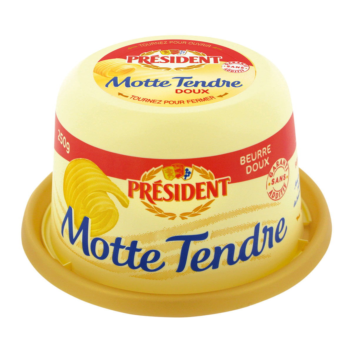 Manteiga sem Sal Président Motte Tendre 250g