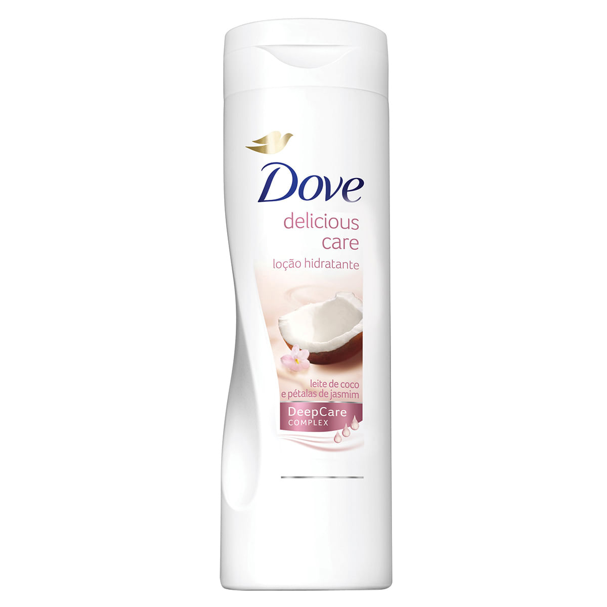 Hidratante Leite de Coco e Pétalas de Jasmim Dove Delicious Care 200 ml