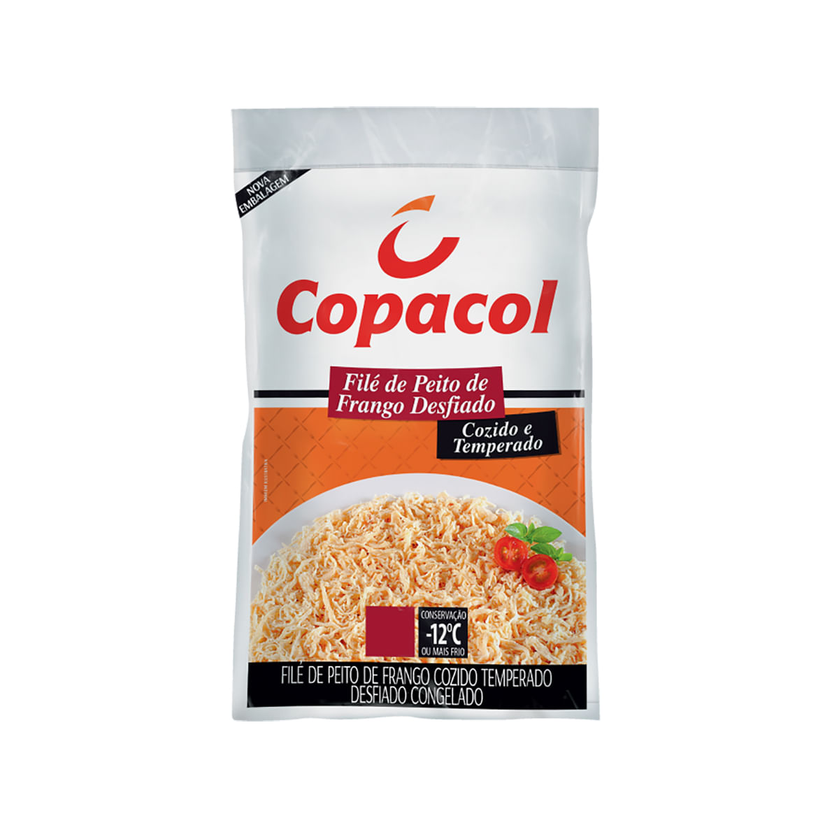 Peito de Frango Desfiado Congelado Copacol 400g