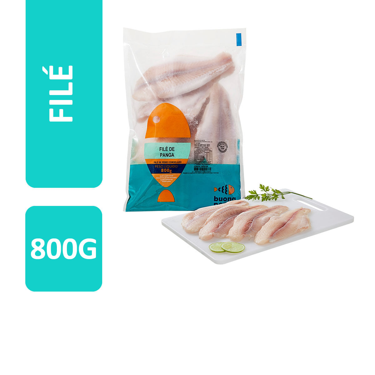 Panga com Espinha Buona Pesca 800g