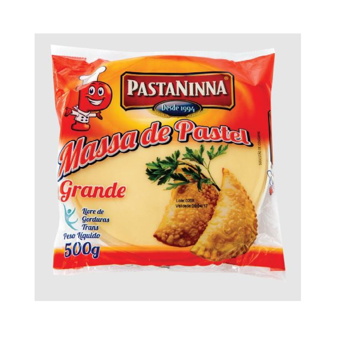 Massa de Pastel Pastaninna Grande 500 g