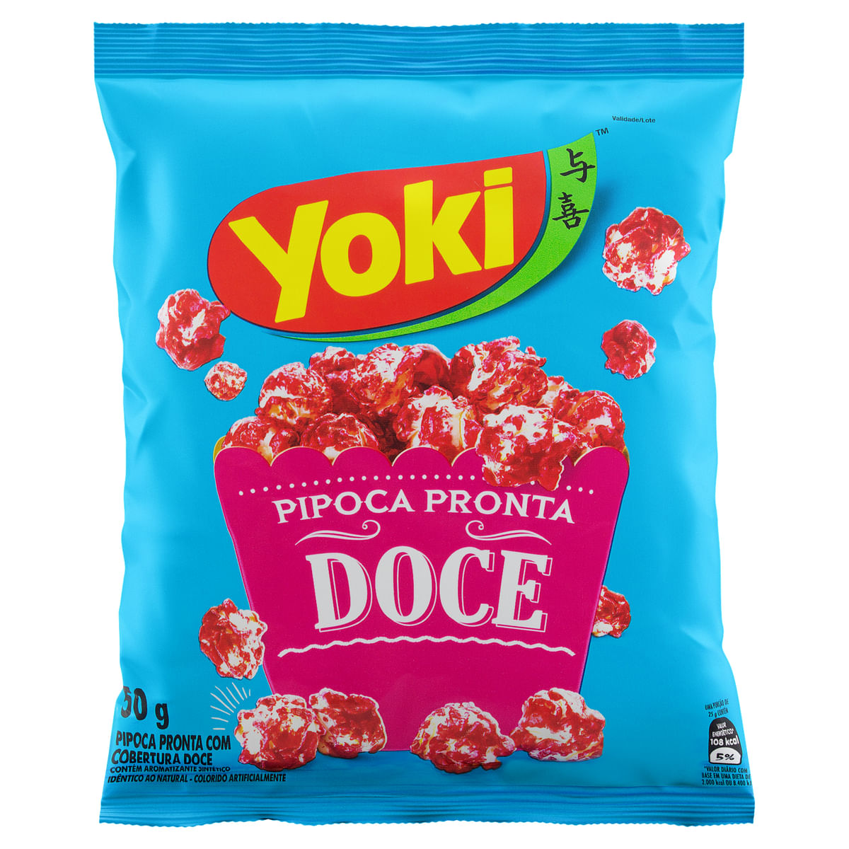 Pipoca Pronta Doce Yoki 50g