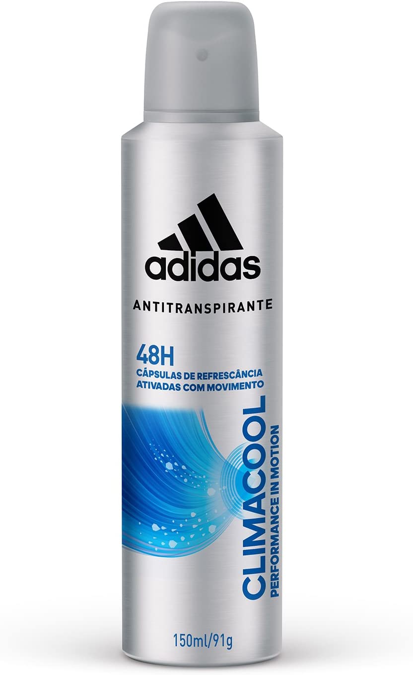 Desodorante aerossol masculino Adidas Climacool - 150 ml/91 g